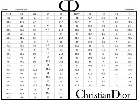 dior baby size chart|Dior size to us.